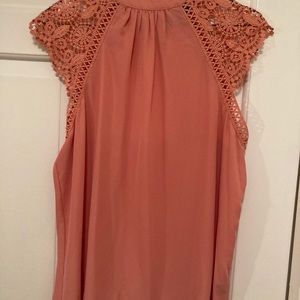 Silky short sleeve blouse